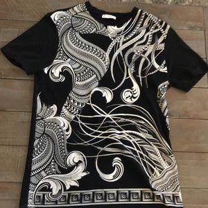White and black Versace shirt
